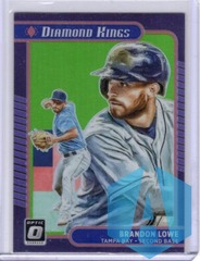 2021 Panini Donruss Optic Diamond Kings Lime Green Prizm Brandon Lowe #1